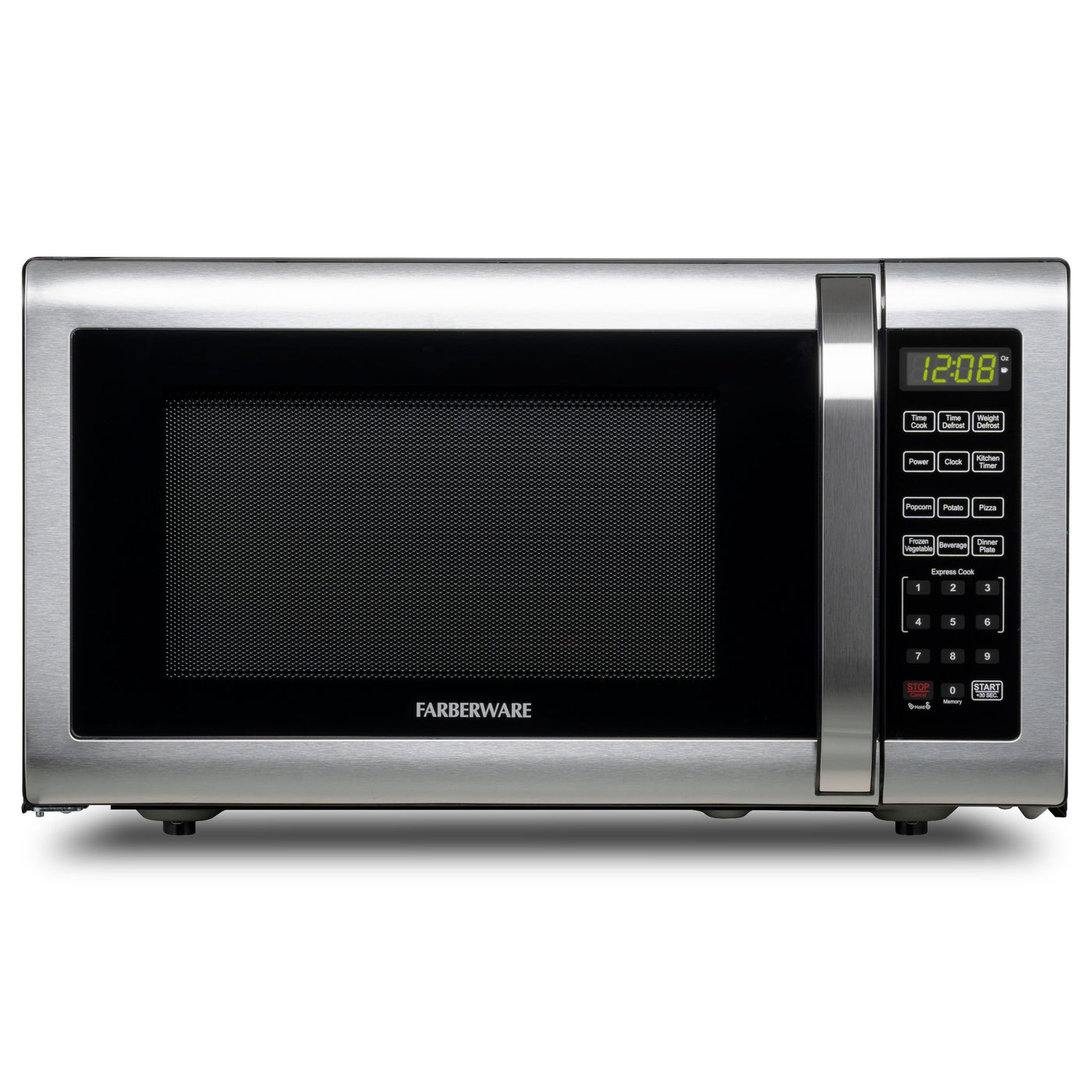 Farberware 1.6 Cu. Ft. Microwave Oven, Brushed Stainless Steel