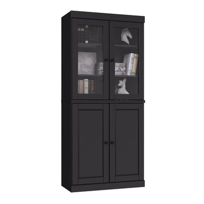 100% Solid Wood 6-Shelf Bookcase with Optional Doors by Palace Imports