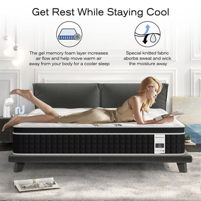 12-inch Hybrid Gel Memory Foam Mattress in a Box