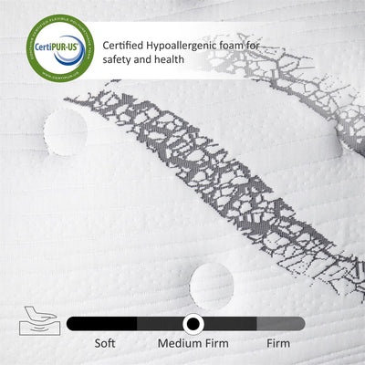 12-inch Hybrid Gel Memory Foam Mattress in a Box