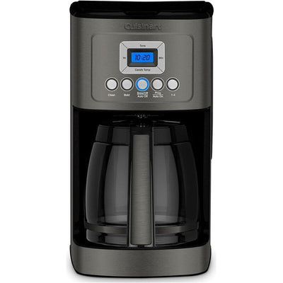 14-Cup Programmable Coffee Maker, Glass Carafe, Brew Strength Control, 1-4 Cup Setting, Black Stainless