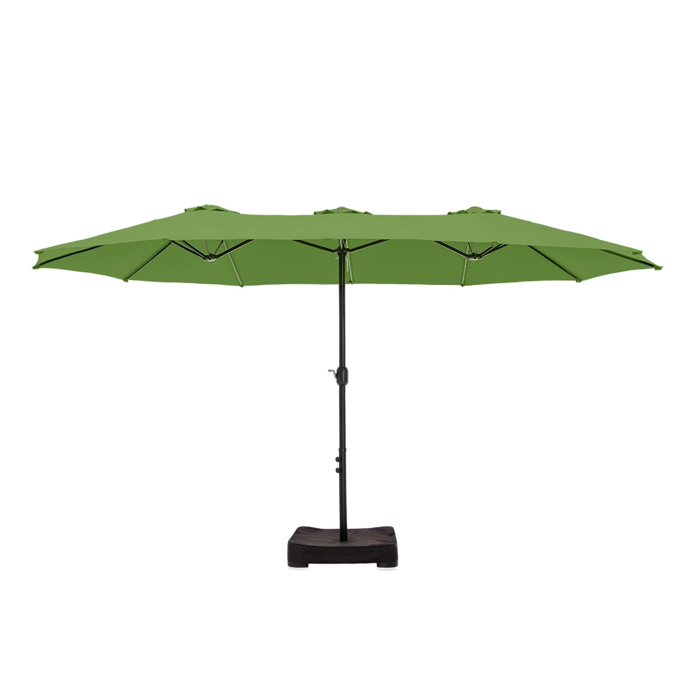 MAISON ARTS 15ft Double-Sided Patio Extra Large Twin Umbrella with Base Included