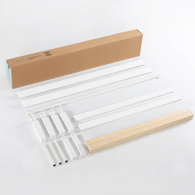 16 Inch Classic Solid Wood Platform Bed Frame in Multiple Finishes