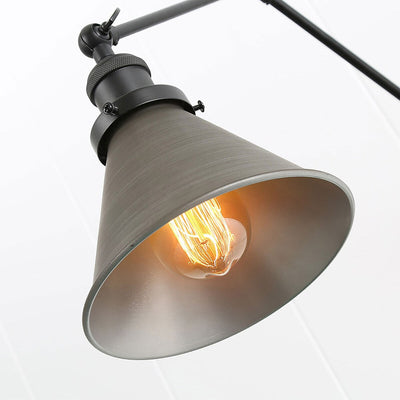 Malryn Set of 2 Modern Adjustable Swing Arm Lights Plug-in/Hardwired Wall Sconces