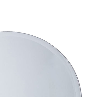22 Round Frameless Bathroom Vanity Mirror - Mirrored Glass - 22 in.