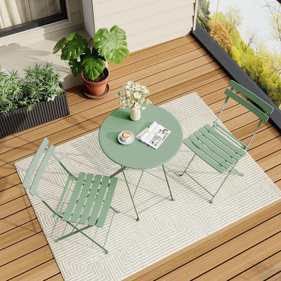 3 Pieces Patio Bistro Sets