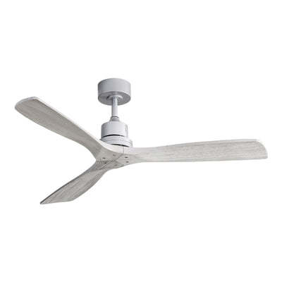 52 inch Modern Solid Wood / ABS Ceiling Fan With Remote Control(No Light),6 WInd Speed,Reversible Airflow