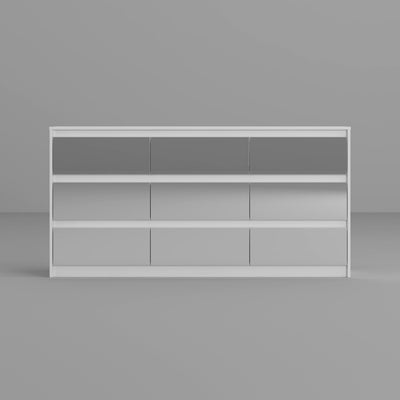 63W 9 Drawer Dresser Accent Dresser for Living Room Bedroom Chest