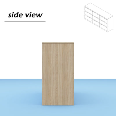 63W 9 Drawer Dresser Accent Dresser for Living Room Bedroom Chest