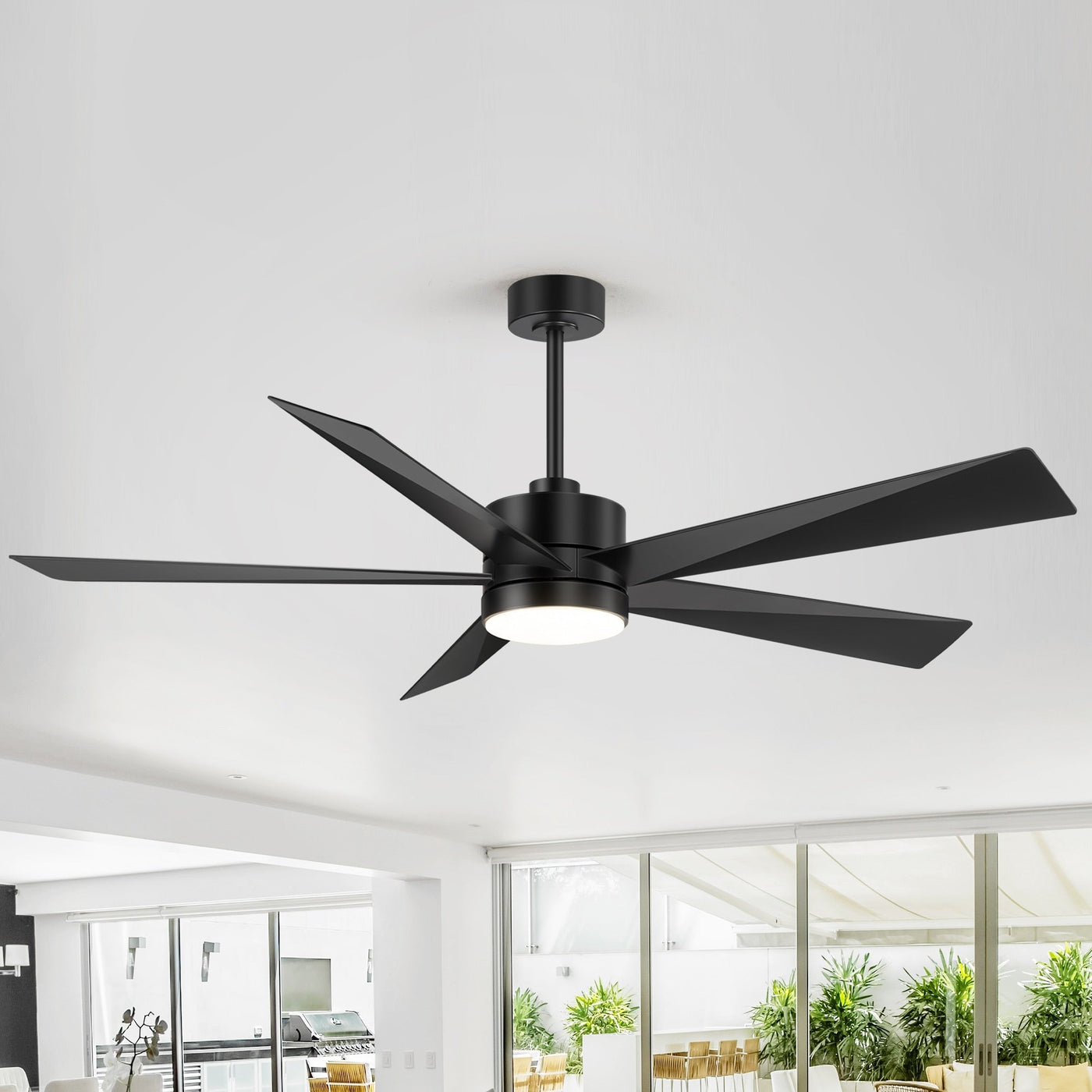 Breezary 65/52/42 5-Blade LED Ceiling Fan with Light Kit and Remote