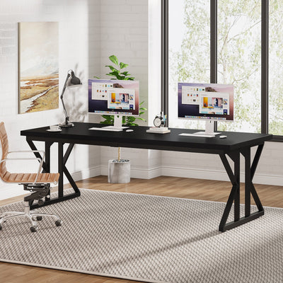 70.8-Inch Executive Desk, Large Computer Office Desk Workstation