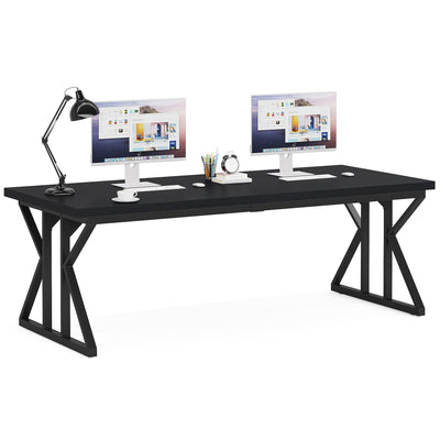 70.8-Inch Executive Desk, Large Computer Office Desk Workstation