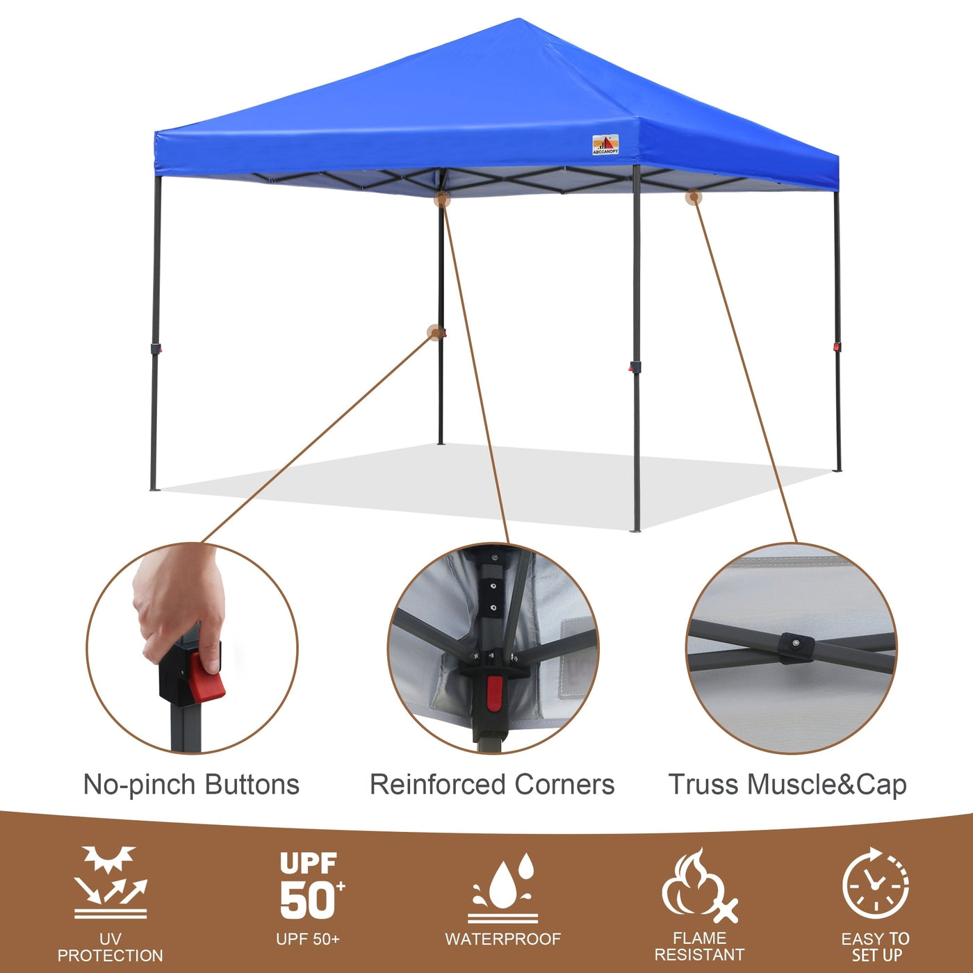 ABCCANOPY Durable Easy Pop up Canopy Tent Outdoor canopy tent