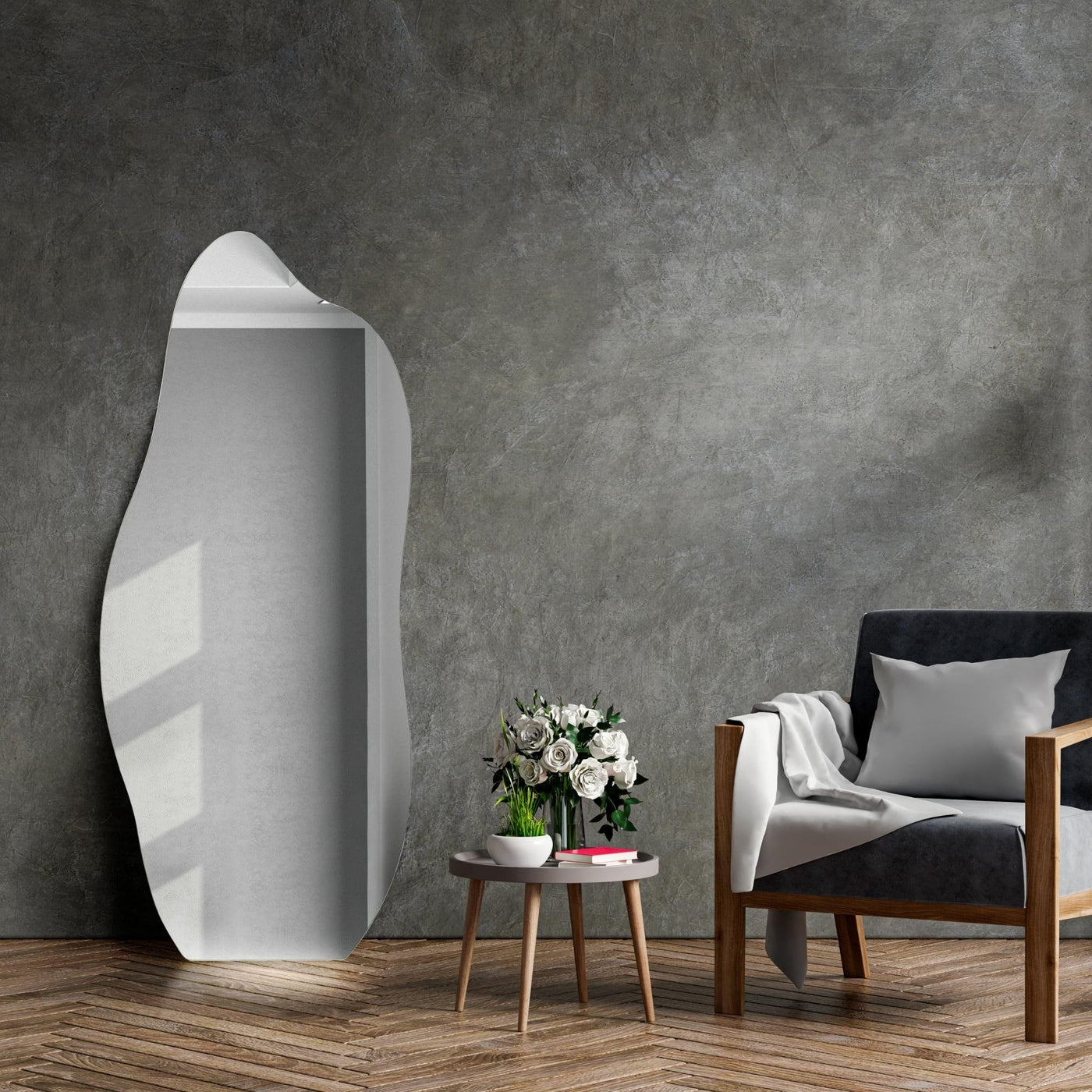 ALYA Asymmetrical Irregular Wall Mirror