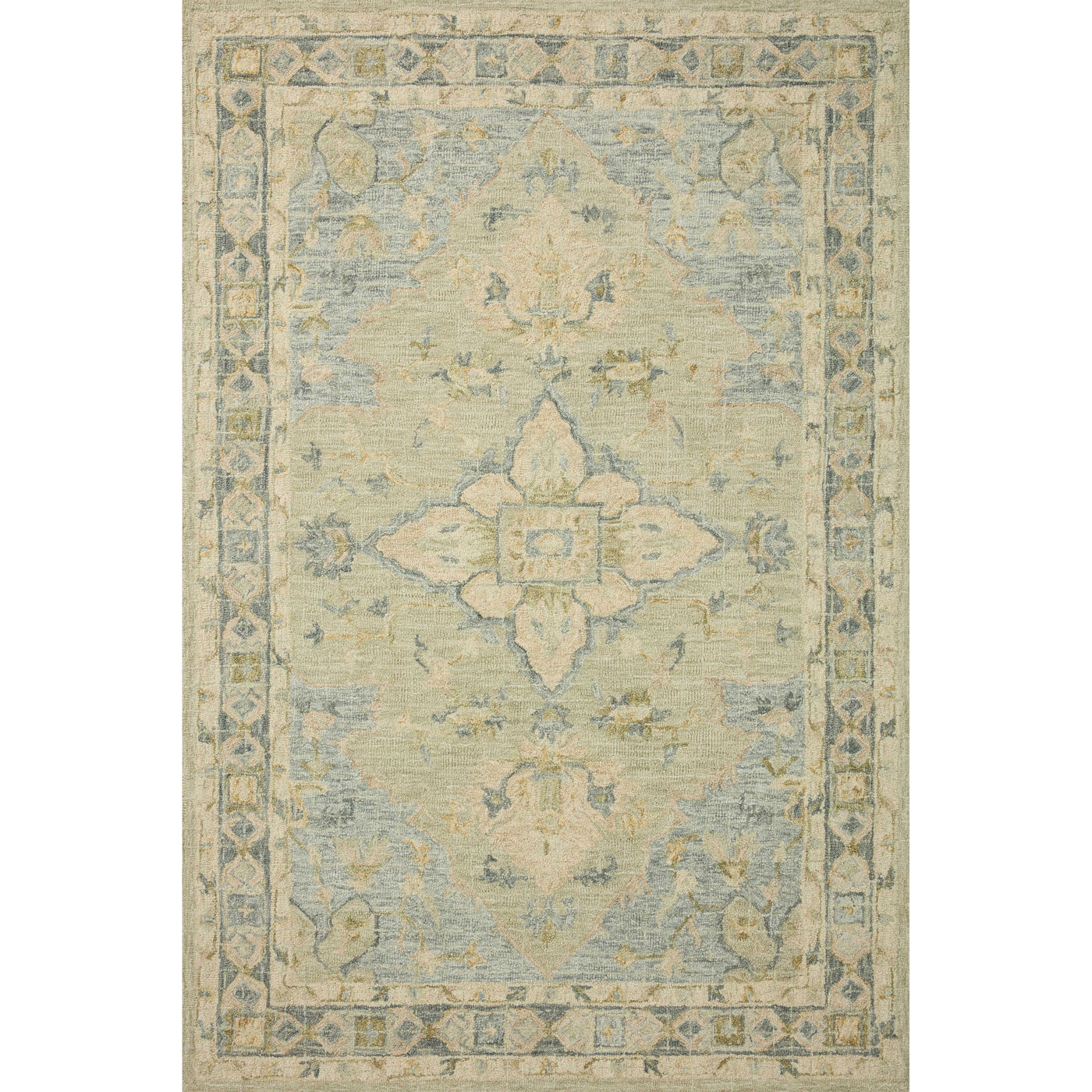Alexander Home Hand-hooked Traditional Mosaic Wool Rug