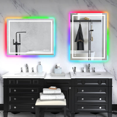 Anti-Fog RGB Backlit & LED Frontlit Bathroom Mirror