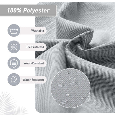 Aoodor Patio High Back Chair Cushions Set of 4, 46x21x4 Inches(Only Cushions)