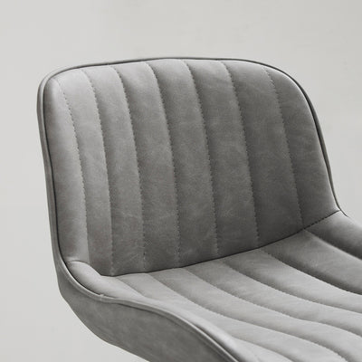 Art Leon Adjustable Height Swivel Barstool, Set of 2