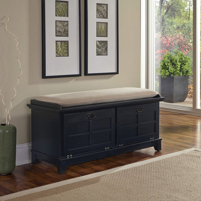 The Gray Barn Old Stone Upholstered Storage Bench