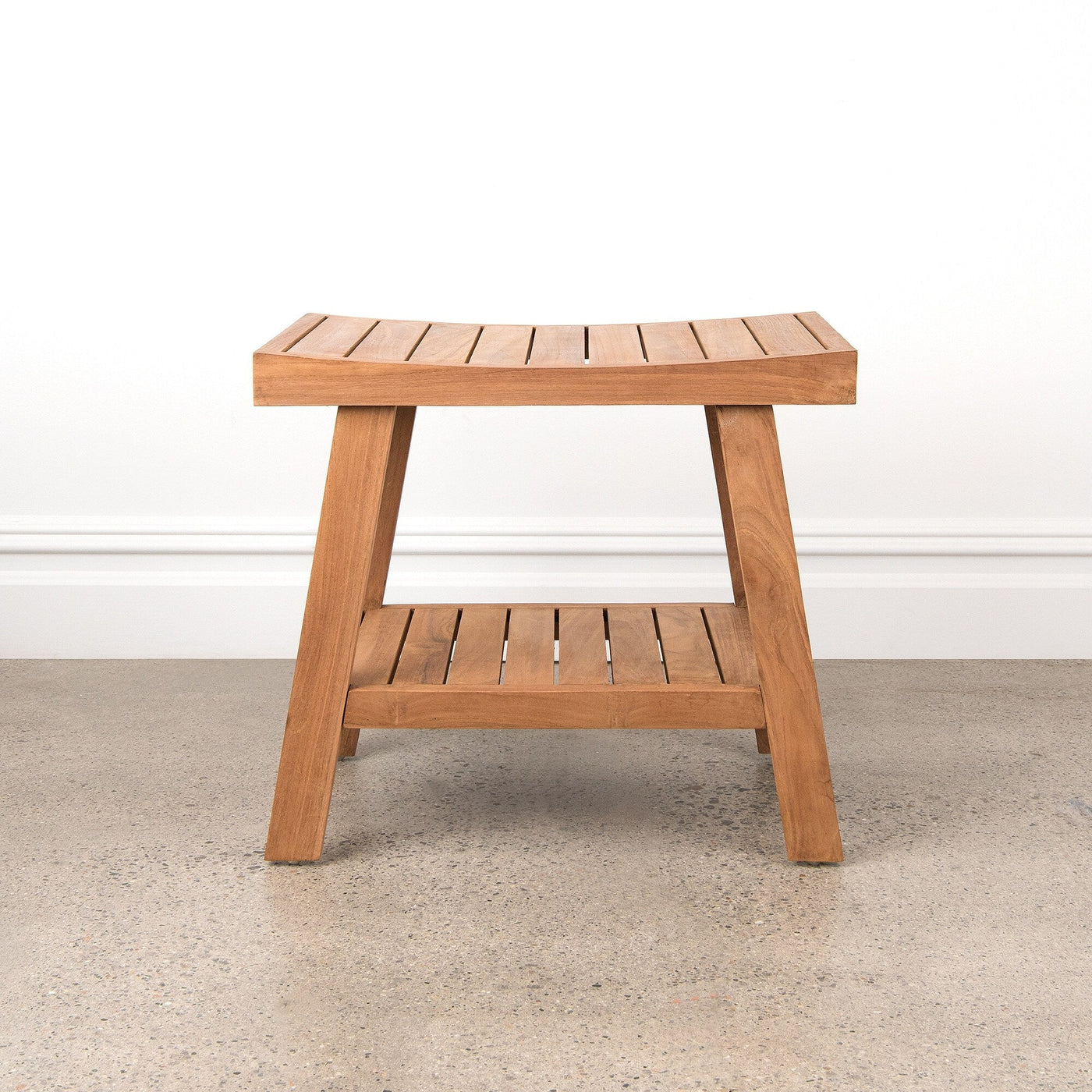 Aurora Home Indonesian Teak Shower Table/Bench