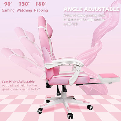 BOSSIN Racing Style Gaming Chair,300 lbs Big and Tall gamer chair High Back Computer Chair