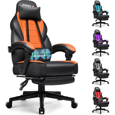 BOSSIN Racing Style Gaming Chair,300 lbs Big and Tall gamer chair High Back Computer Chair