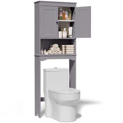 Bathroom Storage Cabinet, Toilet Storage Cabinet, Bathroom Shelf Over The Toilet, Space Saver Toilet