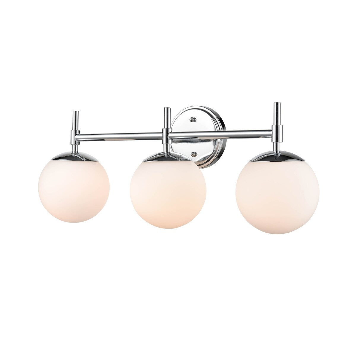 929 Lighting 3 Light Bathroom Vanity Fixture in Multiple Finishes with Opal Glass Shades
