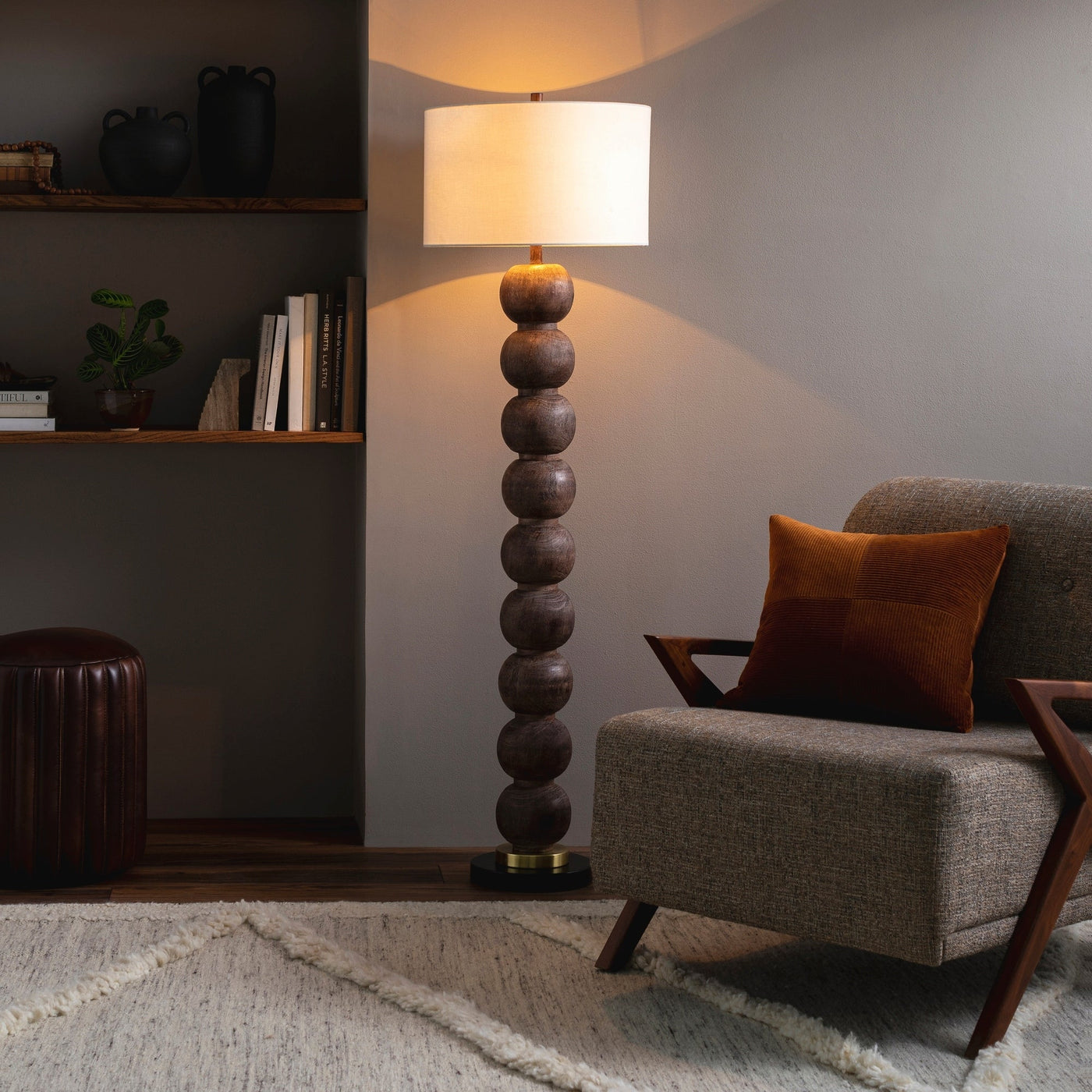 Becke Bubble Transitional Floor Lamp