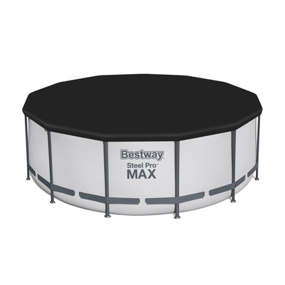 Bestway Steel Pro MAX Round Above Ground Swimming Pool with Pump & Cover
