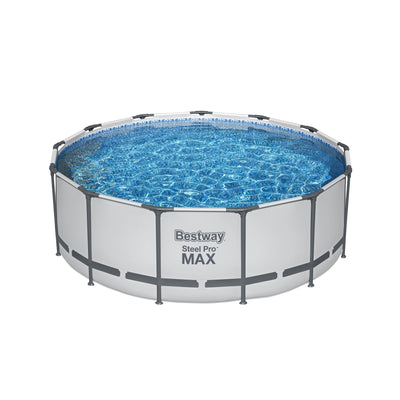 Bestway Steel Pro MAX Round Above Ground Swimming Pool with Pump & Cover