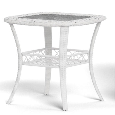 Biloxi Outdoor WhiteOutdoor Wicker Swivel Glider Patio Set (3-Piece)