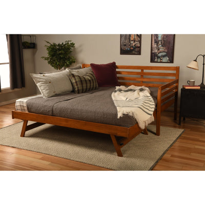 Somette Boho Daybed with Additional Pop Up Bed (Mattresses Not Included)