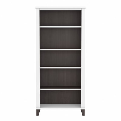 Bush Furniture Somerset Tall 5 Shelf Bookcase with Adjustable Shelves