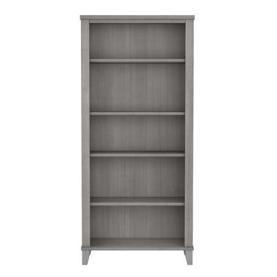 Bush Furniture Somerset Tall 5 Shelf Bookcase with Adjustable Shelves