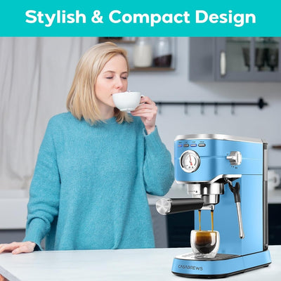 CASABREWS CM5418 Espresso Machine 20 Bar with Milk Frothing System - N/A