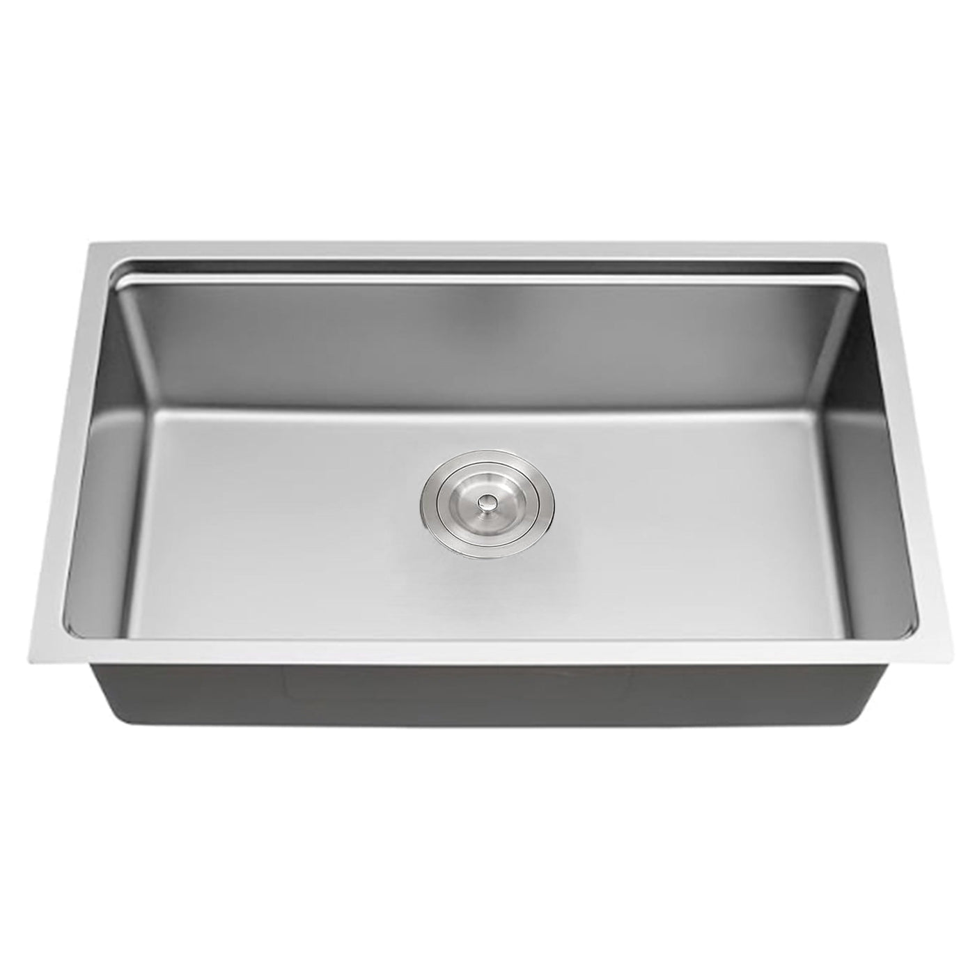 CB HOME 32'' Undermount Gold Kitchen Sink, Drop in Black/Stainless Steel Kitchen Sink, Single Bowl Kitchen Sink with Accessories