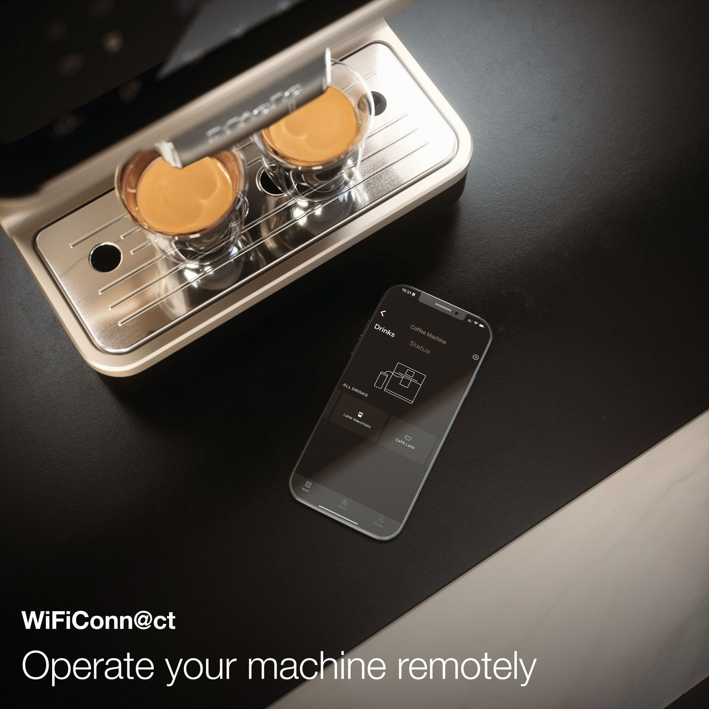 Miele CM 6160 MilkPerfection Countertop Coffee System- Obsidian black