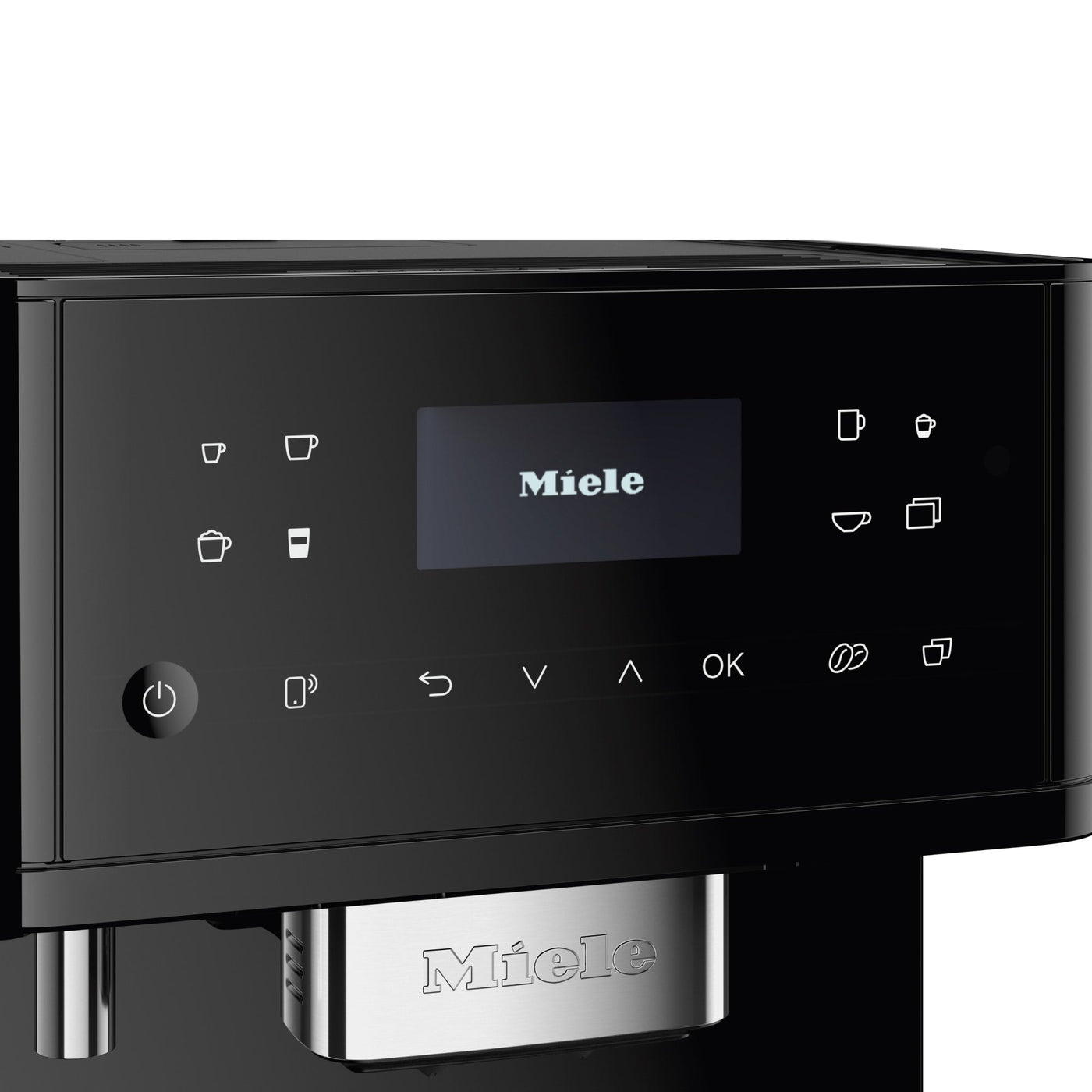 Miele CM 6160 MilkPerfection Countertop Coffee System- Obsidian black