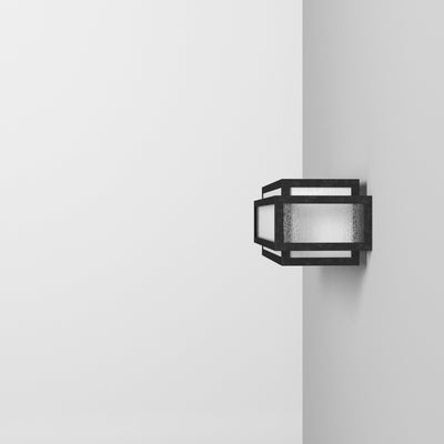 Lavery Camden Square Aged Charcoal & Seeded Glass 3 Light Bath Bar