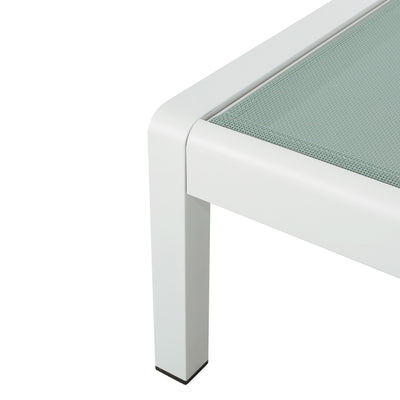 Cape Coral Outdoor Aluminum Chaise Lounge (Set of 2) by Christopher Knight Home - 77.56 D x 25.20 W x 11.80 H