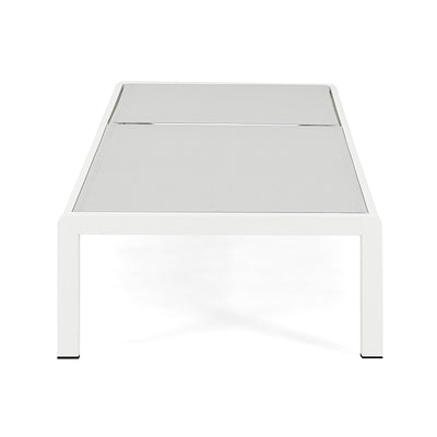 Cape Coral Outdoor Aluminum Chaise Lounge (Set of 2) by Christopher Knight Home - 77.56 D x 25.20 W x 11.80 H