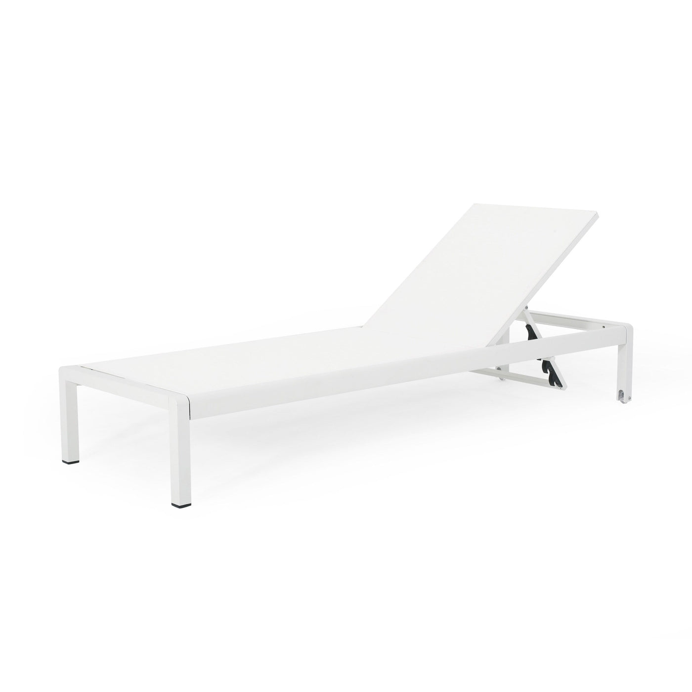 Cape Coral Outdoor Aluminum Chaise Lounge (Set of 2) by Christopher Knight Home - 77.56 D x 25.20 W x 11.80 H