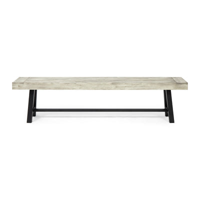 Carlisle Acacia Wood Outdoor Bench by Christopher Knight Home