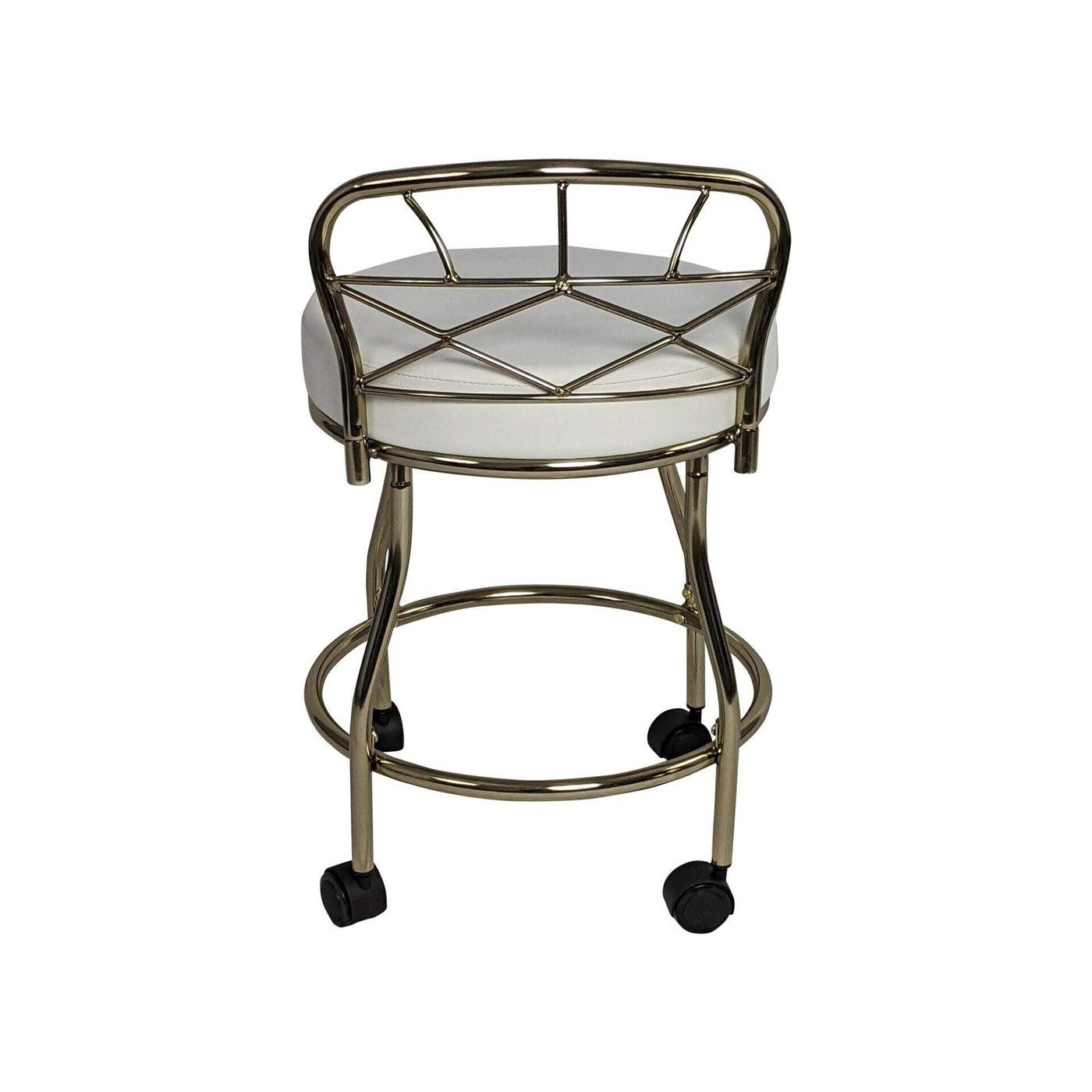 Carolina Living Diana X-Back Vanity Stool with Casters