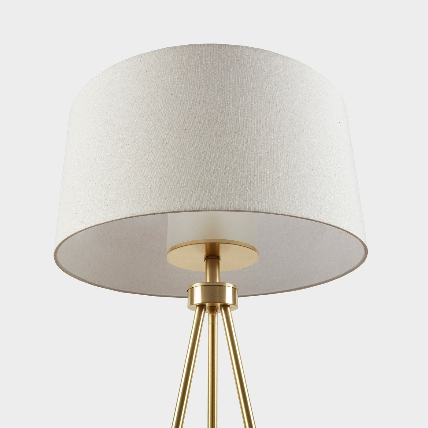 INK+IVY Pacific Metal Tripod Floor Lamp with Glass Shade