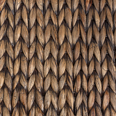 happimess Hyacinth/Wood Underbed Storage Bin with Wheels & Handles