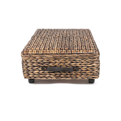 happimess Hyacinth/Wood Underbed Storage Bin with Wheels & Handles