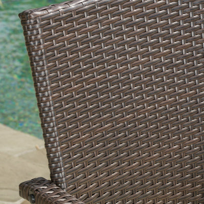 Elba 3-piece Wicker Bistro Set by Christopher Knight Home