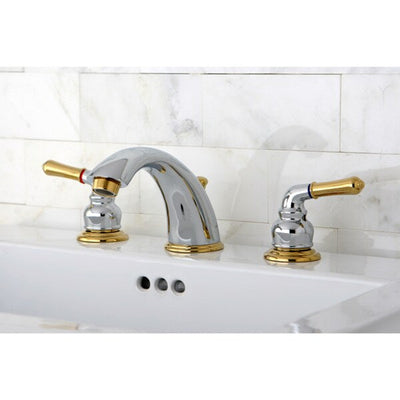 Chrome/ Polished Brass Widespread Bathroom Faucet